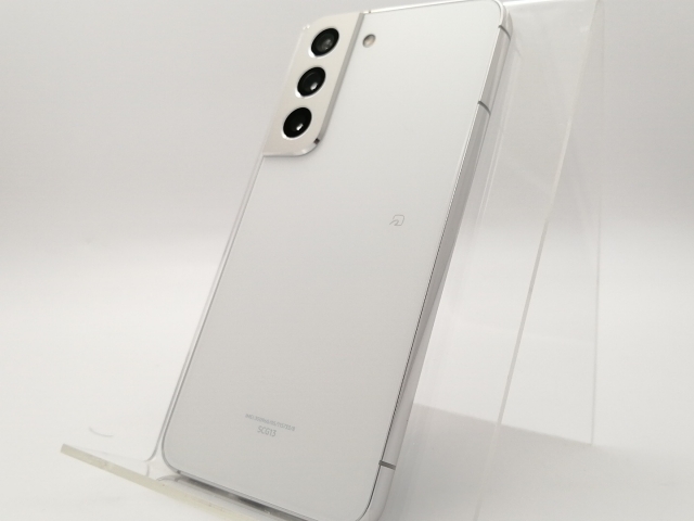 【中古】SAMSUNG au 【SIMフリー】 Galaxy S22 ファントムホワイト 8GB 256GB SCG13【大須2】保証期間１ヶ月【ランクA】