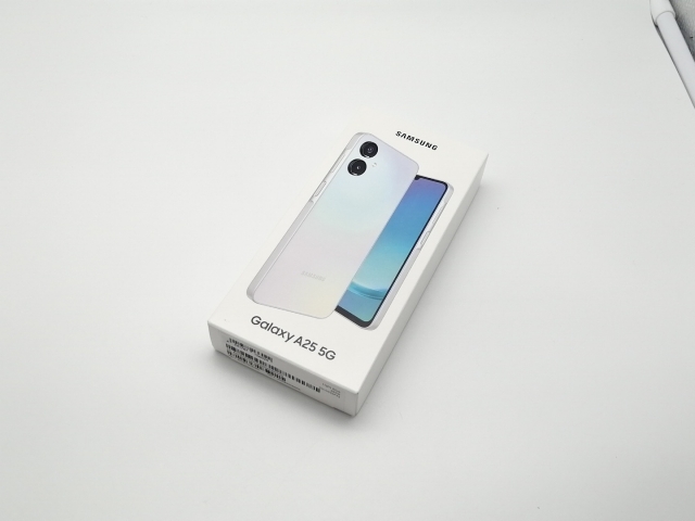 【未使用】SAMSUNG au 【SIMフリー】 Galaxy A25 5G ライトブルー 4GB 64GB SCG33【博多】保証期間３ヶ月