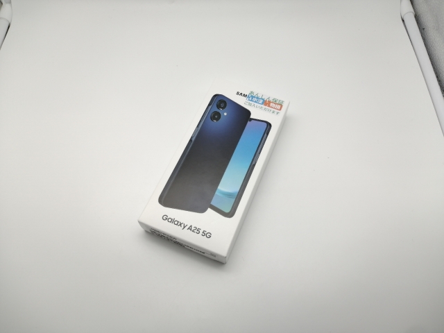 【未使用】SAMSUNG au 【SIMフリー】 Galaxy A25 5G ブラック 4GB 64GB SCG33【博多】保証期間３ヶ月