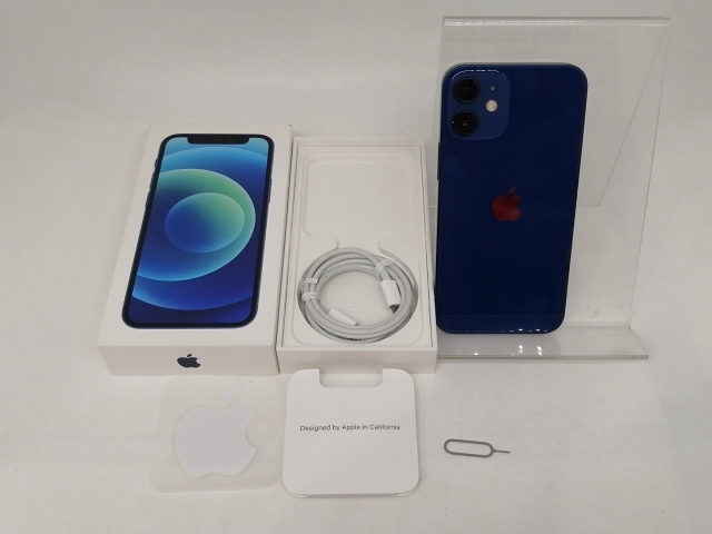【中古】Apple docomo 【SIMロック解除済み】 iPhone 12 mini 256GB ブルー MGDV3J/A【日本橋3】保証期間１ヶ月【ランクB】_7