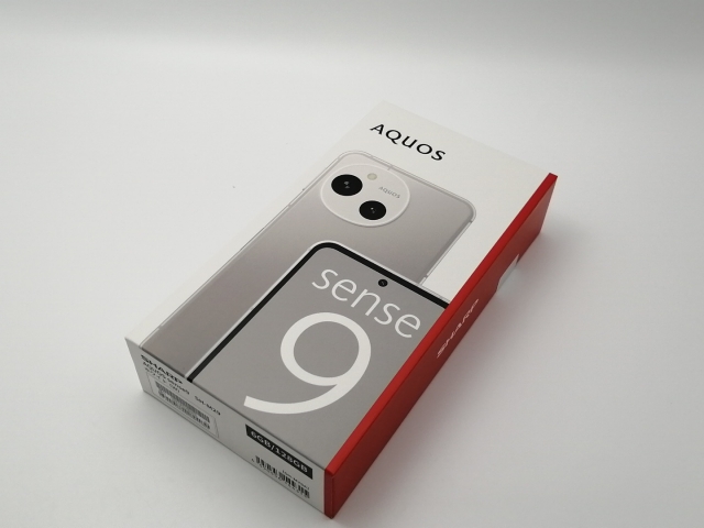 未使用】SHARP 国内版 【SIMフリー】 AQUOS sense9 ホワイト 6GB 128GB