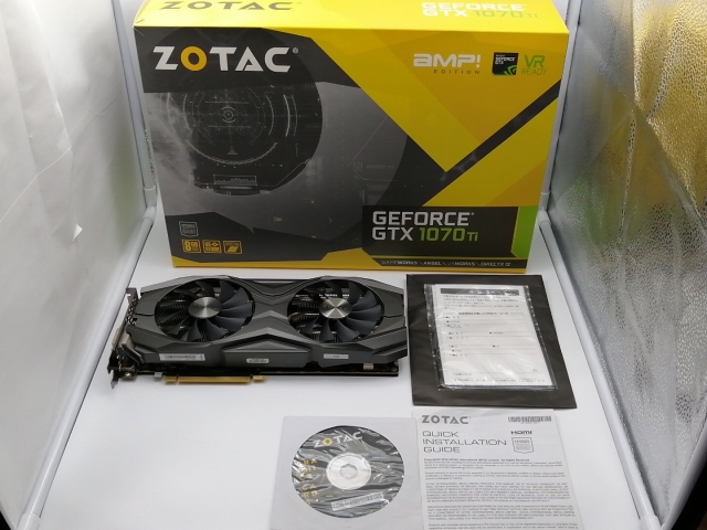 中古】ZOTAC GeForce GTX 1070 Ti AMP Edition(ZT-P10710C-10P