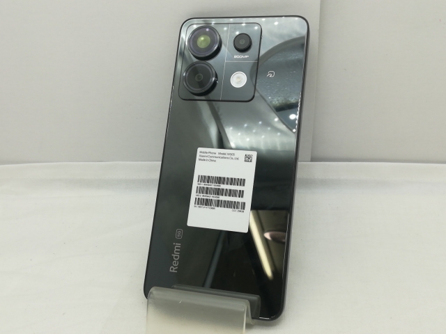 【中古】Xiaomi au 【SIMフリー】 Redmi Note 13 Pro 5G ミッドナイトブラック 8GB 256GB XIG05【川崎】保証期間１ヶ月【ランクA】