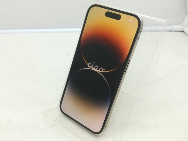 【中古】Apple docomo 【SIMフリー】 iPhone 14 Pro 256GB ゴールド MQ173J/A【川崎】保証期間１ヶ月【ランクB】_1