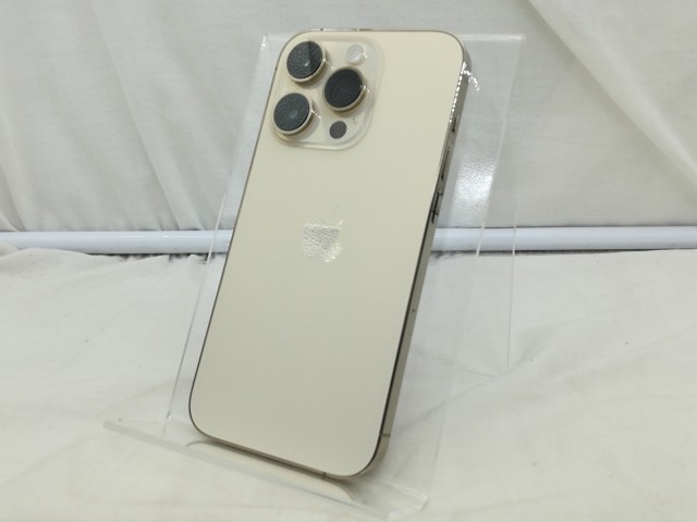 【中古】Apple au 【SIMフリー】 iPhone 14 Pro 256GB ゴールド MQ173J/A【川崎】保証期間１ヶ月【ランクA】