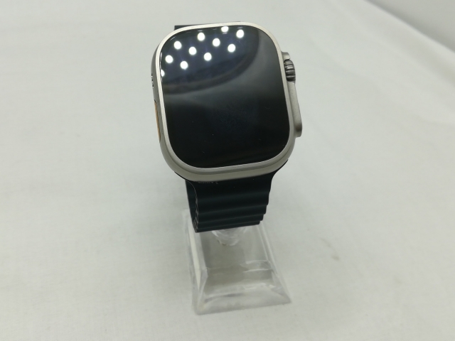 【中古】Apple Apple Watch Ultra 49mm Cellular チタニウムケース/ミッドナイトオーシャンバンド MQFK3J/A【川崎】保証期間１ヶ月【ランクA】