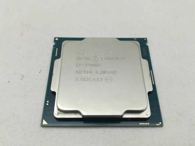 【中古】Intel Core i7-7700K (4.2GHz/TB:4.5GHz) bulk LGA1151/4C/8T/L3 8M/HD630/TDP91W【川崎】保証期間１週間