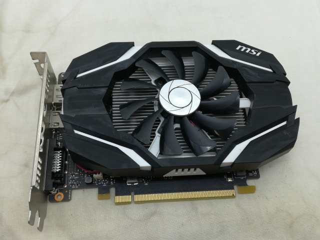 【中古】MSI GeForce GTX 1050 Ti 4G OC GTX1050Ti/4GB(GDDR5)/PCI-E【川崎】保証期間１週間