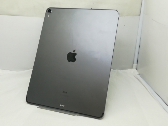 【中古】Apple au 【SIMロック解除済み】 12.9インチ iPad Pro（第3世代/2018） 256GB スペースグレイ MTHV2J/A【川崎】保証期間１ヶ月【ランクB】