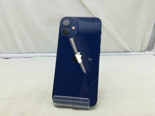 【中古】【赤ロム保証あり】Apple SoftBank 【SIMロック解除済み】 iPhone 12 mini 128GB ブルー MGDP3J/A【川崎】保証期間１ヶ月【ラン