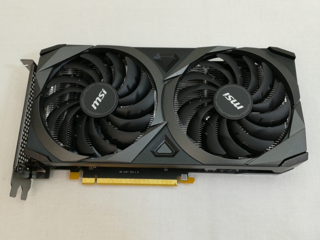 【中古】MSI GeForce RTX 3060 VENTUS 2X 12G OC RTX3060/12GB(GDDR6)/PCI-E【川崎】保証期間１週間