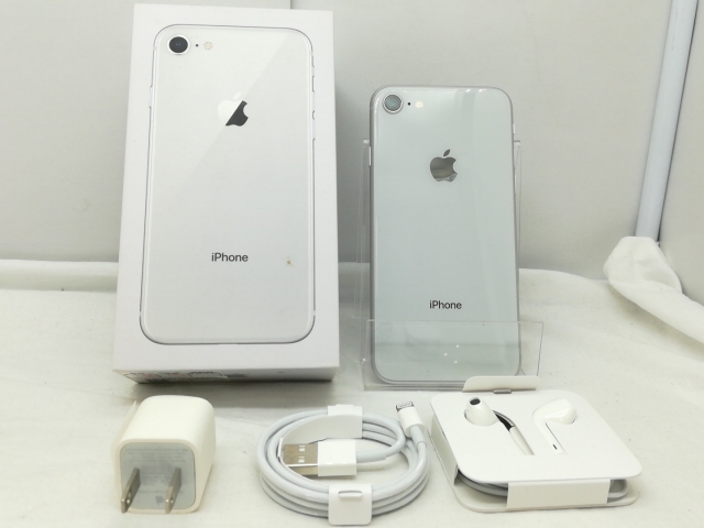 【中古】Apple SoftBank 【SIMロック解除済み】 iPhone 8 64GB シルバー MQ792J/A【川崎】保証期間１ヶ月【ランクB】_8