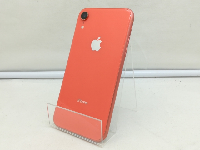 【中古】Apple docomo 【SIMロック解除済み】 iPhone XR 128GB コーラル MT0T2J/A【川崎】保証期間１ヶ月【ランクB】