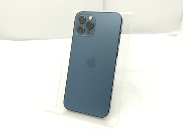 【中古】Apple 国内版 【SIMフリー】 iPhone 12 Pro 256GB パシフィックブルー MGMD3J/A【川崎】保証期間１ヶ月【ランクA】