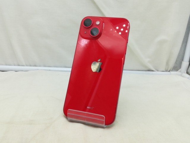 【中古】Apple au 【SIMフリー】 iPhone 14 128GB (PRODUCT)RED MPV93J/A【川崎】保証期間１ヶ月【ランクA】