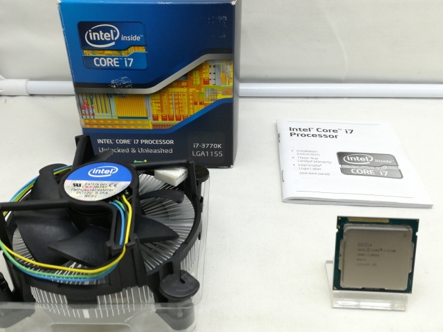 中古 INTEL CORE i7-3770K 3.50GHZ 動作未確認 ジャンク 中古Intel CPU Core i7-3770K 3.50GHz 箱説あり