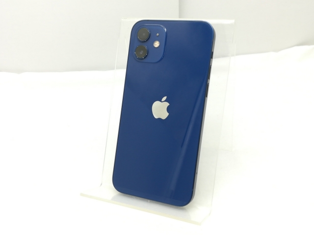 【中古】Apple SoftBank 【SIM鍵を掛ける取り消す済み】 iPhone 12 64GB 青味 MGHR3J/A【川崎】言いはなつ継続期間１ヶ月【位置づけるC】