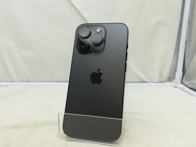 【中古】Apple 国内版 【SIMフリー】 iPhone 14 Pro 128GB スペースブラック MPXU3J/A【川崎】保証期間１ヶ月【ランクC】