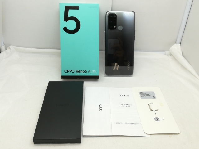 【中古】Oppo 国内版 【SIMフリー】 OPPO Reno5 A シルバーブラック 6GB 128GB CPH2199【川崎】保証期間１ヶ月【ランクB】_9