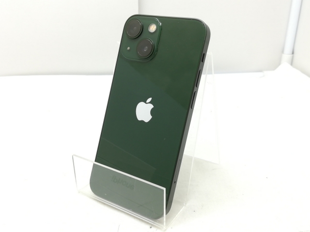 【中古】Apple 国内版 【SIMフリー】 iPhone 13 mini 128GB グリーン MNFC3J/A【川崎】保証期間１ヶ月【ランクB】