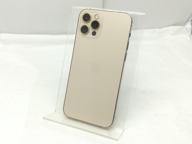 【中古】Apple 国内版 【SIMフリー】 iPhone 12 Pro 128GB ゴールド MGM73J/A【川崎】保証期間１ヶ月【ランクC】