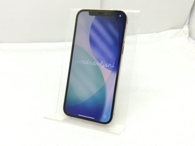 【中古】Apple 国内版 【SIMフリー】 iPhone 12 Pro 128GB ゴールド MGM73J/A【川崎】保証期間１ヶ月【ランクC】_1