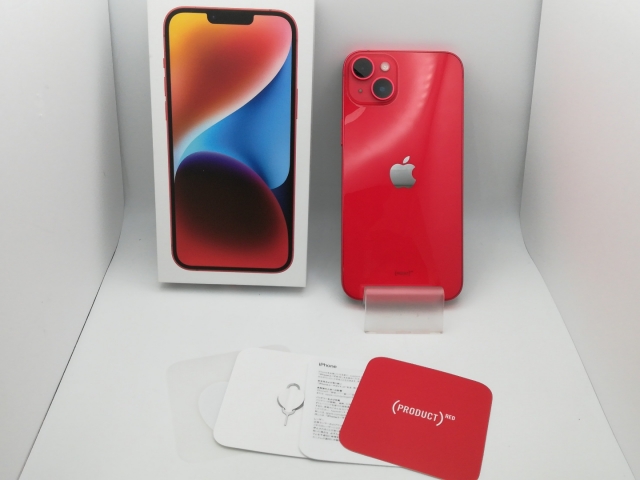 中古】Apple 国内版 【SIMフリー】 iPhone 14 Plus 256GB (PRODUCT)RED 