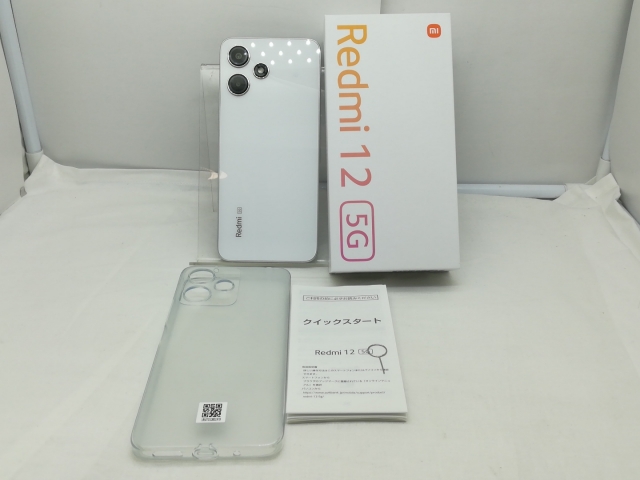 【中古】Xiaomi SoftBank 【SIMフリー】 Redmi 12 5G 4GB 128GB ムーンライトホワイト A401XM【川崎】保証期間１ヶ月【ランクB】_7