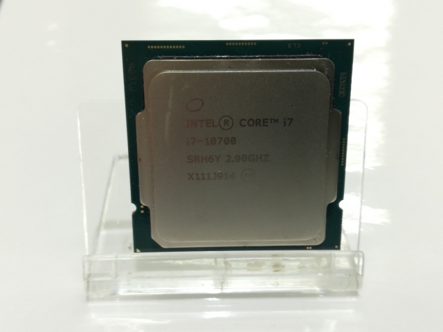 【中古】Intel Core i7-10700 (2.9GHz/TB:4.8GHz) bulk LGA1200/8C/16T/L3 16M/UHD630/TDP65W【川崎】保証期間１週間