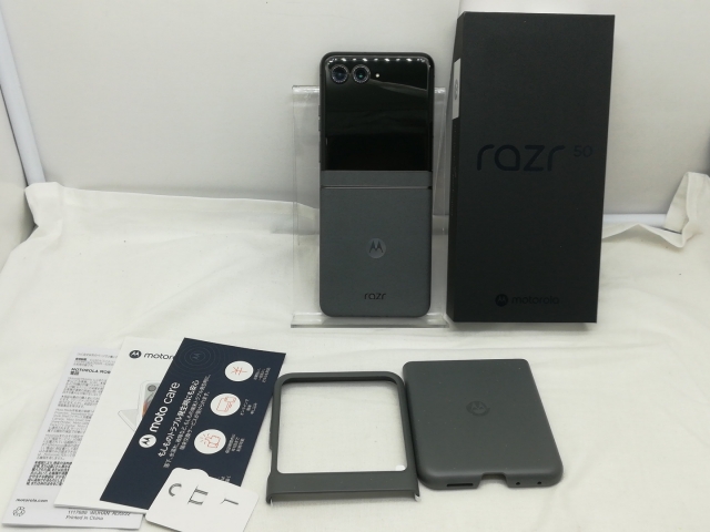 【中古】MOTOROLA 国内版 【SIMフリー】 motorola razr 50 コアラグレイ 12GB 512GB PB230000JP【川崎】保証期間１ヶ月【ランクA】_8