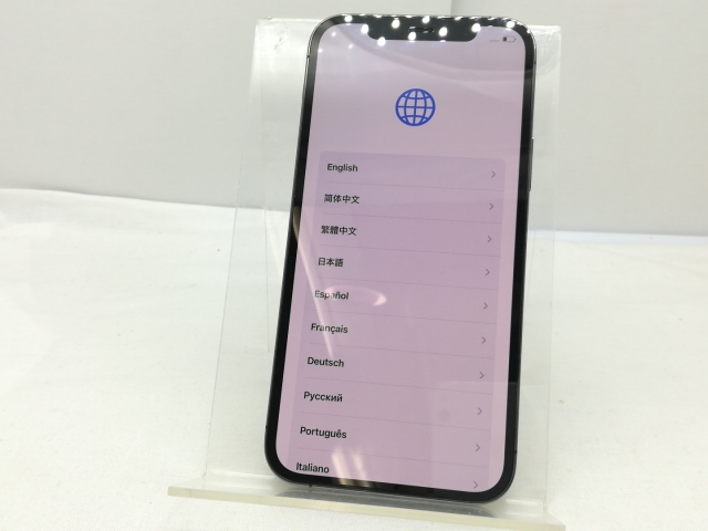 【中古】Apple 国内版 【SIMフリー】 iPhone 12 Pro 256GB グラファイト MGM93J/A【川崎】保証期間１ヶ月【ランクA】