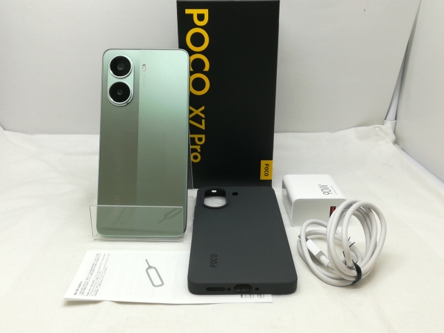 【中古】Xiaomi 【SIMフリー】 Poco X7 Pro グリーン 8GB 256GB【川崎】保証期間１ヶ月【ランクB】_8