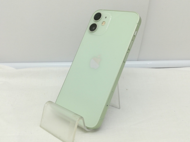 【中古】Apple 国内版 【SIMフリー】 iPhone 12 mini 256GB グリーン MGDW3J/A【川崎】保証期間１ヶ月【ランクC】