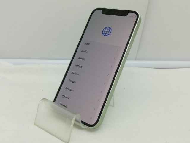 【中古】Apple 国内版 【SIMフリー】 iPhone 12 mini 256GB グリーン MGDW3J/A【川崎】保証期間１ヶ月【ランクC】_1