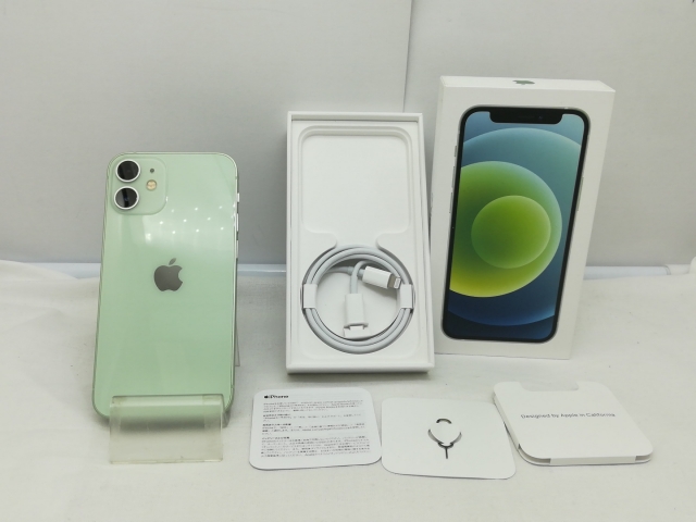 【中古】Apple 国内版 【SIMフリー】 iPhone 12 mini 256GB グリーン MGDW3J/A【川崎】保証期間１ヶ月【ランクC】_9