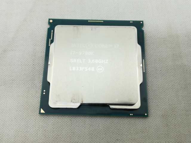 中古】Intel Core i7-9700K (3.6GHz/TB:4.9GHz/SRELT/P0) bulk