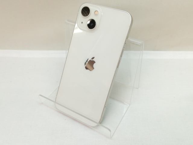 【中古】Apple docomo 【SIMフリー】 iPhone 13 256GB スターライト MLNJ3J/A【戸塚】保証期間１ヶ月【ランクB】