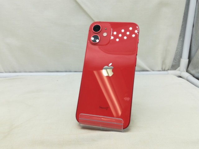 【中古】Apple 国内版 【SIMフリー】 iPhone 12 mini 256GB (PRODUCT)RED MGDU3J/A【川崎】保証期間１ヶ月【ランクB】