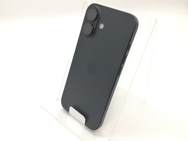 未使用】Apple 国内版 【SIMフリー】 iPhone 16 128GB ブラック MYDQ3J