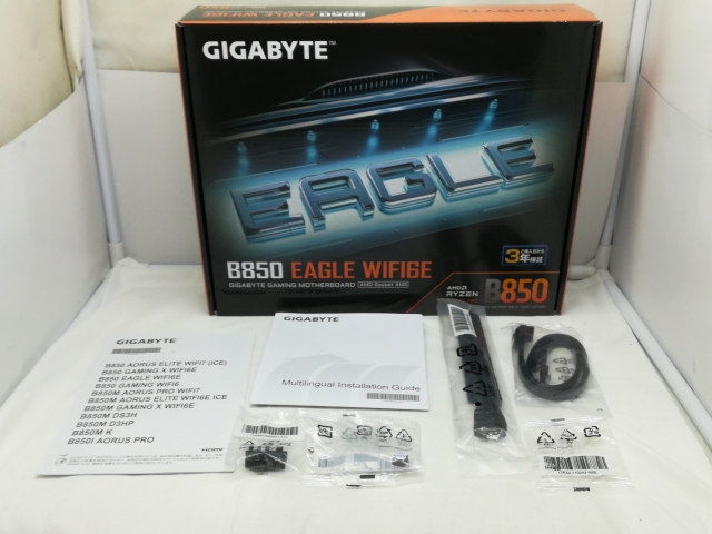 【中古】GIGABYTE B850 EAGLE WIFI6E B850/AM5/ATX【川崎】保証期間１週間_8