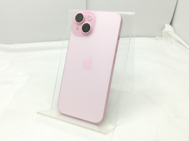 中古】Apple docomo 【SIMフリー】 iPhone 15 128GB ピンク MTMJ3J/A 