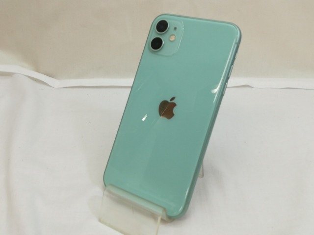 【中古】Apple SoftBank 【SIMロック解除済み】 iPhone 11 128GB グリーン MWM62J/A【川崎】保証期間１ヶ月【ランクA】 27,287円