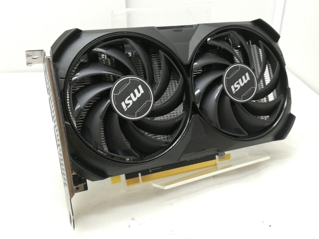 【中古】MSI GeForce RTX 4060 Ti VENTUS 2X BLACK 8G OC RTX4060Ti/8GB (GDDR6)【川崎】言いはなつ継続期間１週