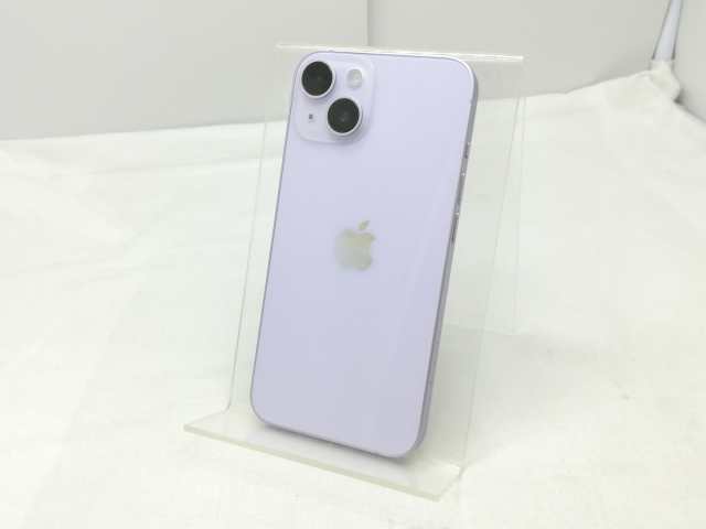 【中古】Apple 国内版 【SIMフリー】 iPhone 14 128GB パープル MPUY3J/A【川崎】保証期間１ヶ月【ランクA】