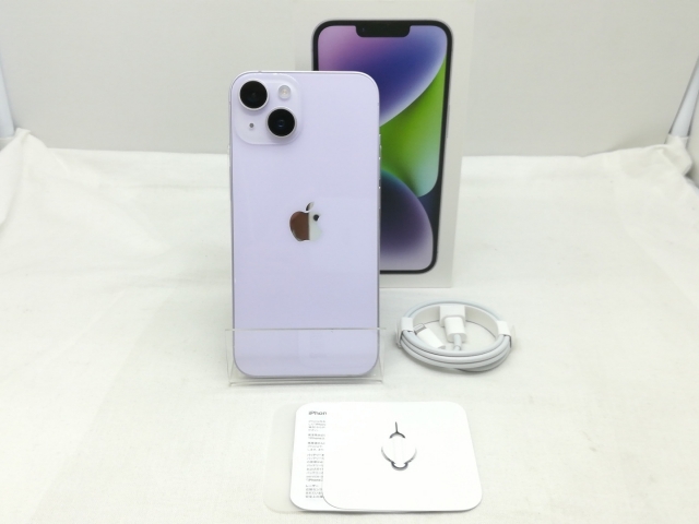 【中古】Apple 国内版 【SIMフリー】 iPhone 14 128GB パープル MPUY3J/A【川崎】保証期間１ヶ月【ランクA】_7