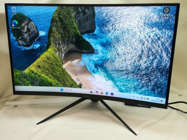 【中古】Pixio PXC277 Advanced [27インチ/2560x1440(WQHD)/VA/165Hz]【川崎】保証期間１週間