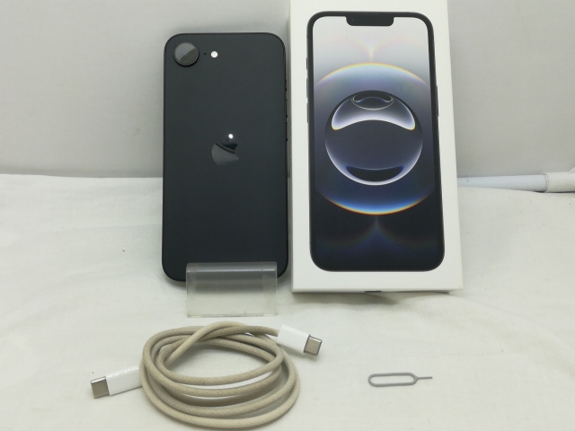 【中古】Apple 国内版 【SIMフリー】 iPhone 16e 256GB ブラック MD1T4J/A【川崎】保証期間１ヶ月【ランクB】_9