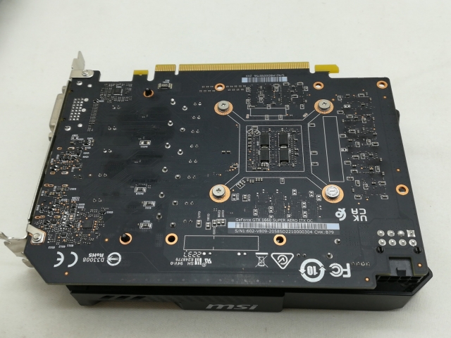中古】MSI GeForce GTX 1660 SUPER AERO ITX OC GTX1660Super/6GB