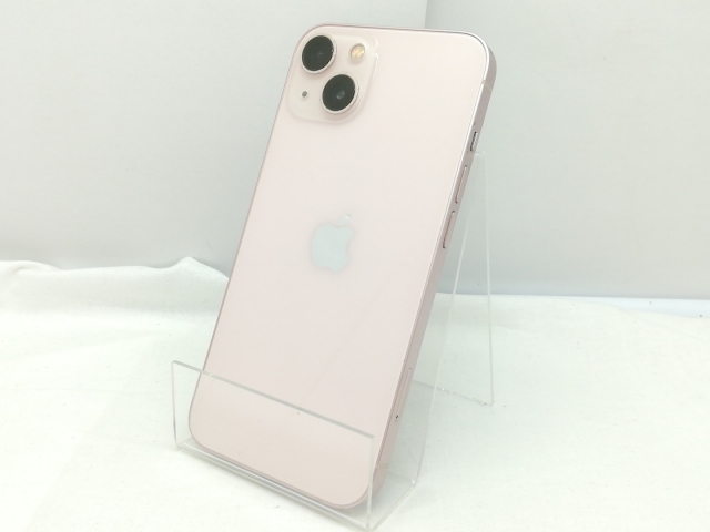 【中古】Apple 国内版 【SIMフリー】 iPhone 13 128GB ピンク MLNE3J/A【川崎】保証期間１ヶ月【ランクC】