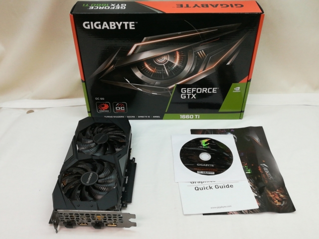 【中古】GIGABYTE GeForce GTX 1660 Ti OC 6G(GV-N166TOC-6GD) GTX1660Ti/6GB(GDDR6)/PCI-E【川崎】言いはなつ継続期間１週